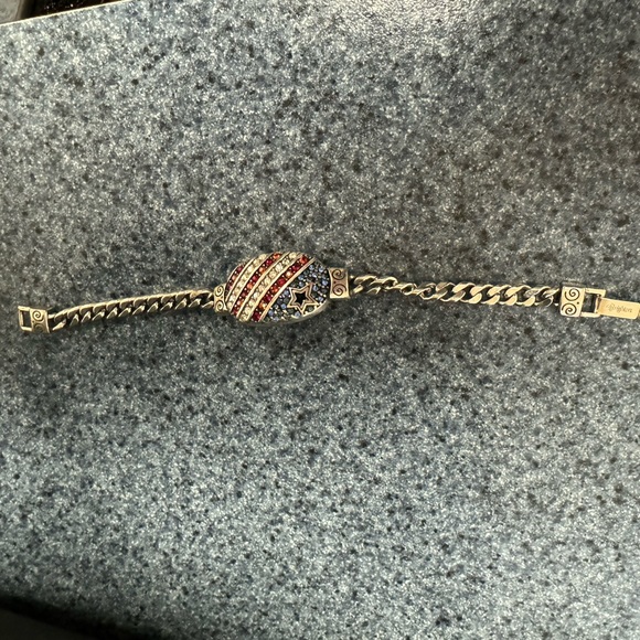 Brighton Jewelry - Brighton Flag stoned bracelet.
